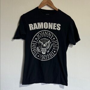 Black Ramones Band T-Shirt